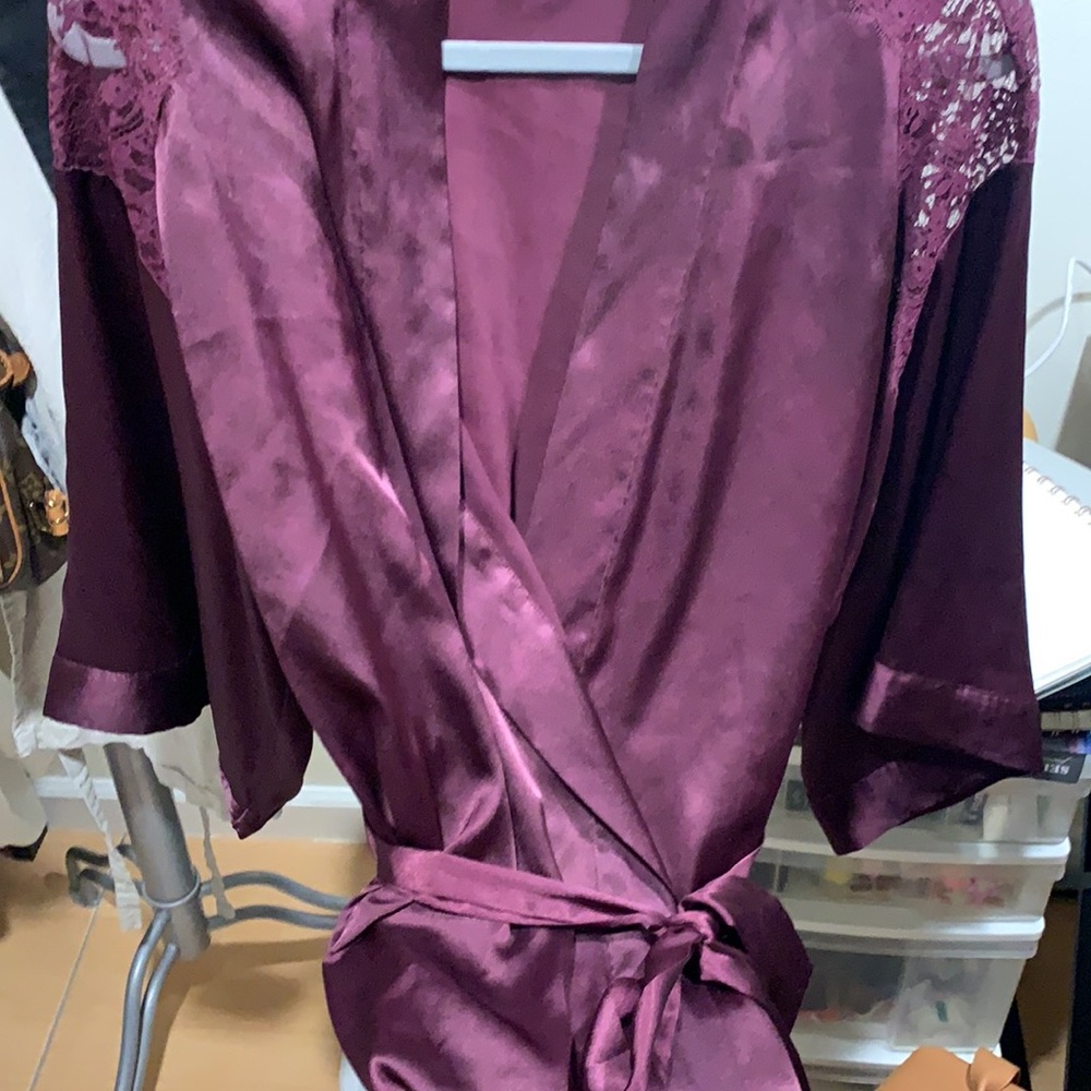 Beautiful Dark Violet Robe - Picture 3 of 5